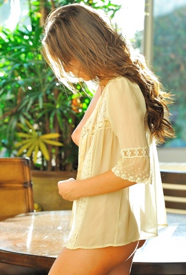 Natural babe Nina James is one sexy teen