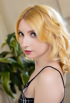 Minnie Lighter Squeezing Her Gorgeous Breasts Sensuously