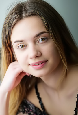 Trinity Free Strips Her Black Lingerie