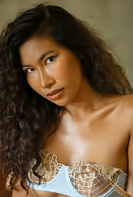 Niki Smiles As The Light And Shadow Play Over Her Gorgeous Body