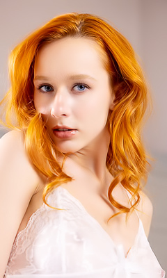 Lila Rouge Freckles Are Charming And Her Gorgeous Blue Eyes