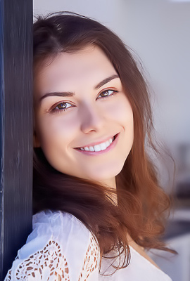 Andrea Sunlight And Shadow Playing Over Her Perfect Body