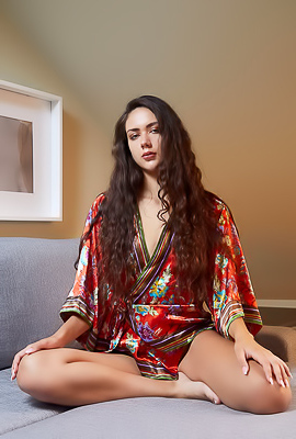 Vixi Rafi Spreads Her Pussy Lips Like Butterfly Wings And Explores It