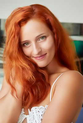 Lucianna Lucci Captivating Czech Redhead Is A Sweet Treat In Sexy Lingerie