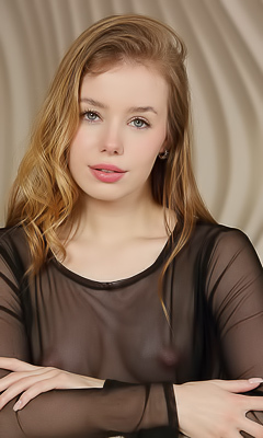 Lalli Captivating Blonde Is Sweetly Seductive In A Sheer Black Gown