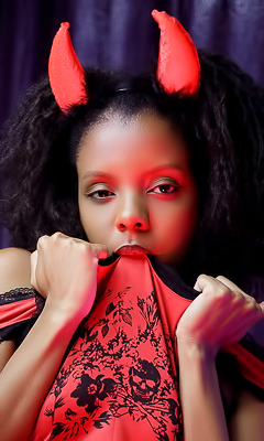 Sukki T Parts Her Silky Thighs To Flaunt The Wild Curls