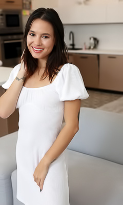 Lucy Mendez Her Lovely Hard Nips And Her Dripping Bald Twat