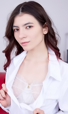 Luna Lynx Grabbing A Dildo That She Sucks Off