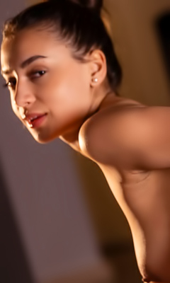 Vanessa Alessia Dreams Of Barefoot Joys In Curly Up-Do